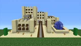 Minecraft Tutorial: How To Make A Desert House - 3 (Including Interior/Exterior)