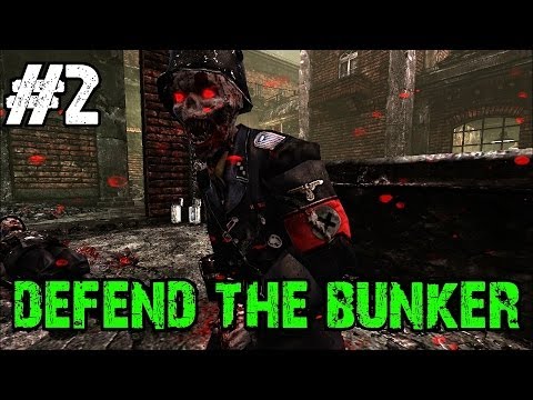 Custom Zombies - Defend the Bunker | Why No Mule Kick Bro? (Part 2)