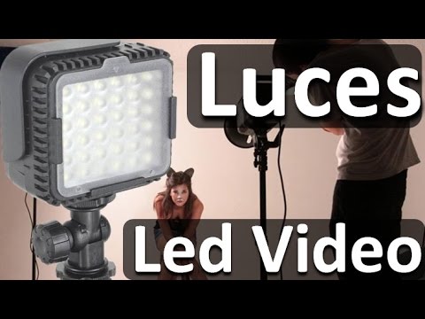 cn lux360 portable 36 led video light lamp for canon nikon camera dv videos banggood video review shopping uk