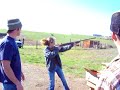 Penny tries a shotgun Penny tries a shotgun