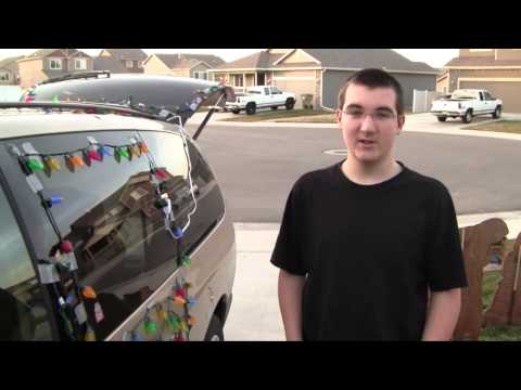 how to fasten christmas lights outdoor