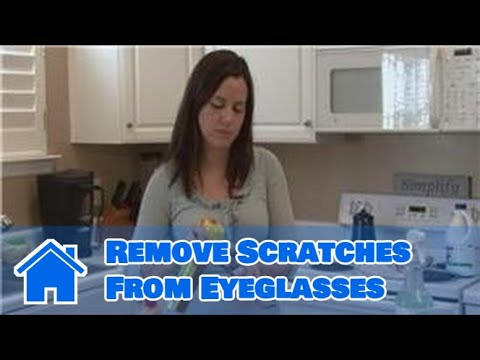 how to repair eyeglass scratches
