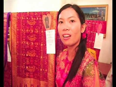 Lomba Tenun Cual Bangka Belitung(2) バンカ・ブリトゥン州のチュアル布