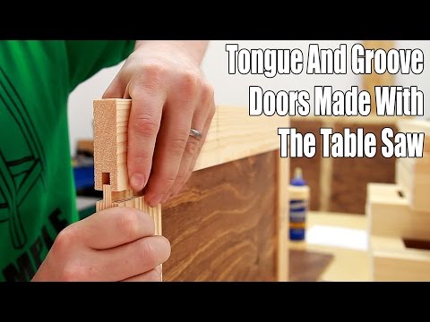 how to make a t&g door