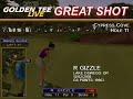 Golden Tee Great Shot on Cypress Cove!
