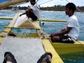 Sailing on a paraw