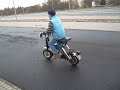 Mario auf der DI Blasi R7 DIBlasi Klappmoped