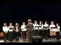 kumara in a small vocal ensemble- dec/2004 at l'ecole de musique jesus-marie, levis.quebec.michelle parent is the conductor and voice teacher.
