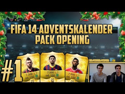 FIFA 14 - FGU Adventskalender Pack Opening - #1 Facecam