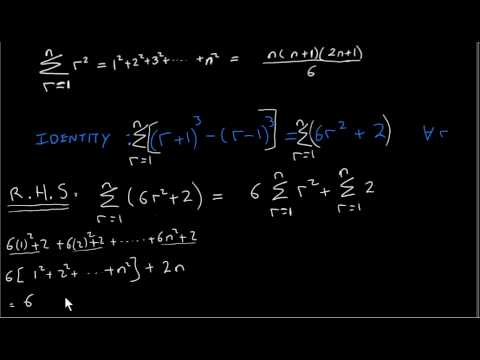 how to prove sum of r^2