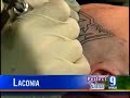 Patriots Fan Gets Helmet Tattooed On Head