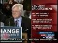 Ted Kennedy Endorses Barack Obama 1 of 2