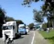 Vrachtwagens door Rhenen