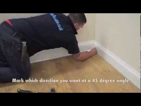 how to fit laminate beading