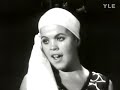 finnish singer ann-christine nystr�m in 1969 tv show