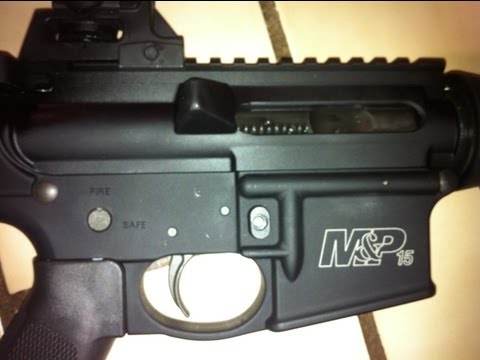 how to remove front sight on m&p 15 sport