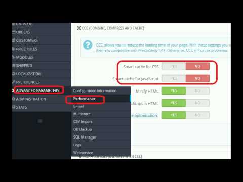 how to speed up prestashop 1.5