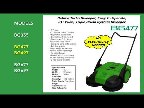 BISSELL COMMERCIAL LARGE SWEEPERS