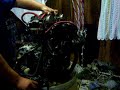 VF1000R engine catches fire