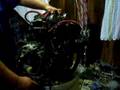 VF1000R engine catches fire
