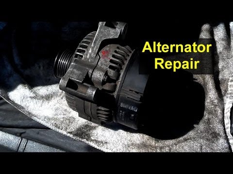 how to rebuild bosch alternator