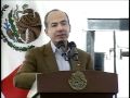 Inaugura Presidente Calder&oacute;n planta potabilizadora de agua en Morelia