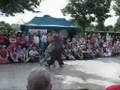 Tango al fresco: Bruno Tombari and Mariangeles Caamano.