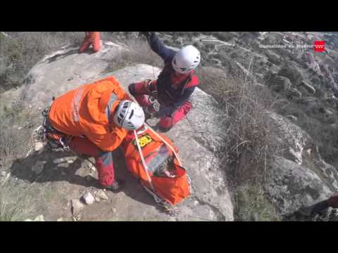 El GERA rescata a un escalador en La Cabrera