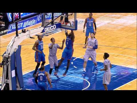 Video: Russell Westbrook Makes Magical Mid-Air Assist to Ibaka