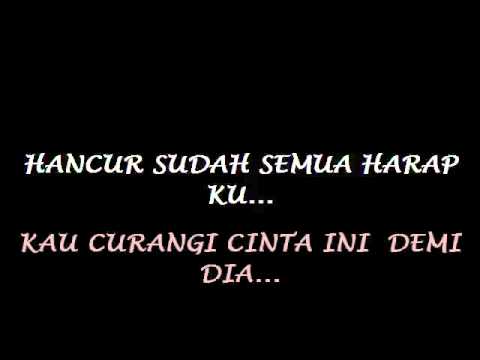 Nirwana Band Kau Curangi Aku sepecial lyrics (blank vedio)