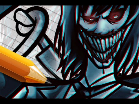 how to draw jeff the killer step by step