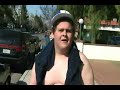 fat guy being loco