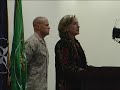 US Secretary of State Hillary Clinton Speaks to Troops in Afghanistan