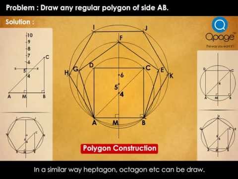 how to draw octagon