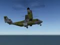 V-22 Osprey and aircraft carrier