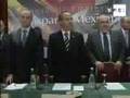 Calderón estrecha lazos con España en su primera visita de Estado.