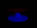animacion en 3d de julen g de una tela que cae en un ovni