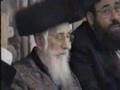 The Alte Rebbe of Bobov at relative's Sheva Brochess