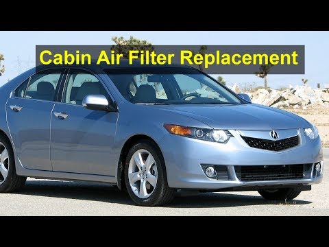 2009 Acura TSX Cabin Filter Replacement – Auto Repair Series