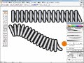 Adobe Illustrator Blend-Tool ... Make Coil Spring Image Adobe Illustrator Blend-Tool ... Make Coil Spring Image