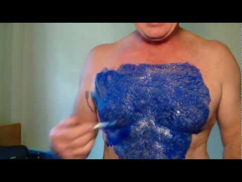 how to dye chest hair