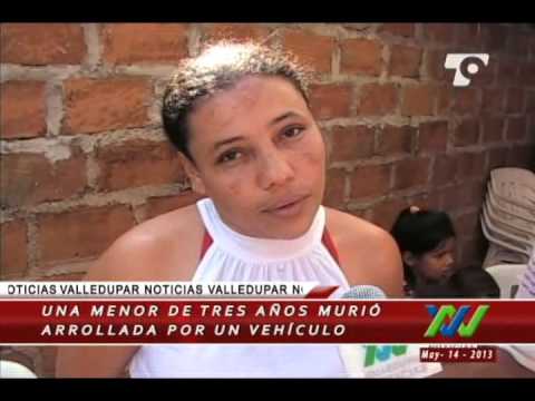 En Valledupar, una menor de tres años murió arrollada por un vehículo