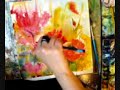 dancing poppies watercolour speed demo painting
