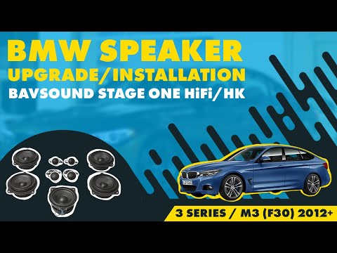 BAVSOUND – BMW 3 Series / M3 (F30) 2012+ Stage I HK and HiFi Speaker Upgrade Install