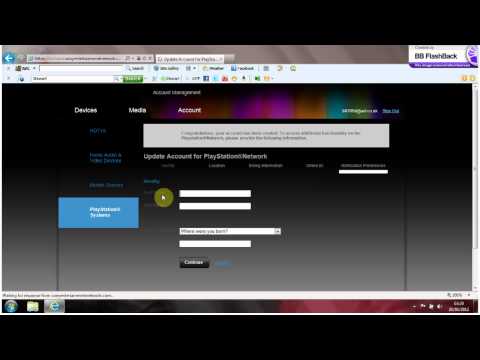 how to register for playstation network
