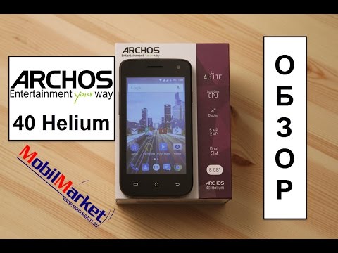 Обзор Archos 40 Helium 4G (black)