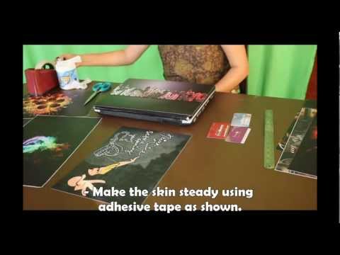 how to skin a laptop