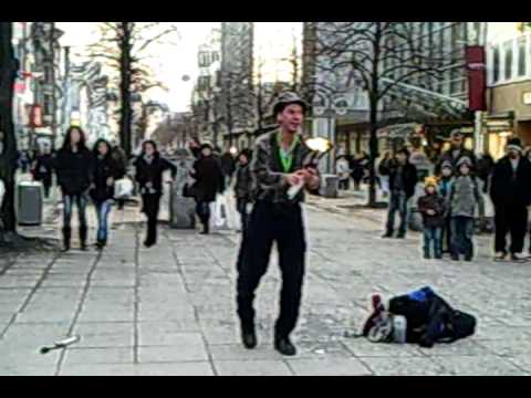 Crazy Straßen-Künstler in Hannover !