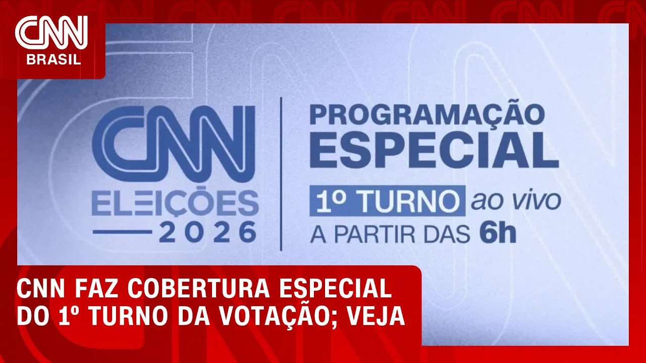 Eleições 2026: CNN faz cobertura especial do 1º turno da votação | CNN NOVO DIA