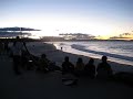 Aboriginal Percussions At Sunset - Byron Bay